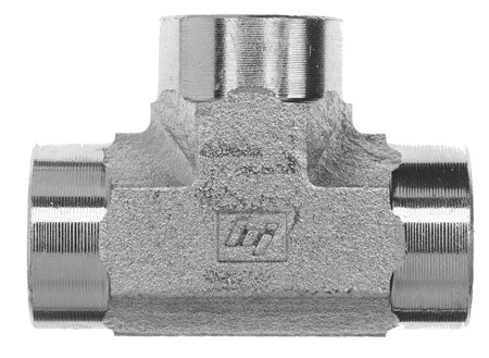 5605-04-04-04-FG by Brennan Inc. | -04 Female Pipe x -04 Female Pipe x -04 Female Pipe | Tee | Forged Steel