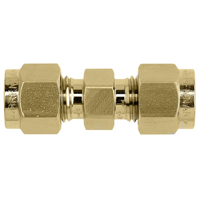 N2403-06-04-B by Brennan Inc. | -06 Instrumentation Fitting x -04 Instrumentation Fitting | Straight | Brass