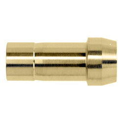 N2440-04-04-B by Brennan Inc. | -04 Stand Pipe x -04 Ferrule Port Connector | Straight | Brass