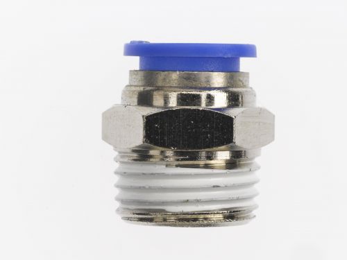 PCNY2404-06-04 by Brennan Inc. | -06 Tube x -04 Male NPT | Straight | Glass Reinforced Nylon
