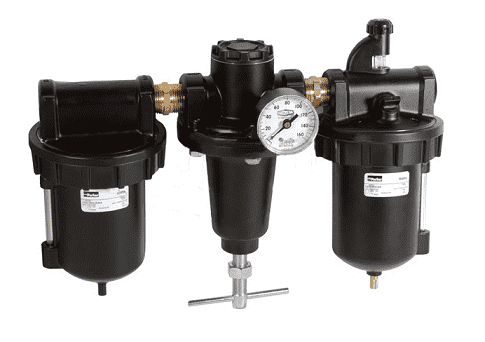 C119-06MMB Dixon Valve Watts Combination Unit - 3/4" Standard Zinc Bowl with Sight Glass and Automatic Drain - 275 SCFM