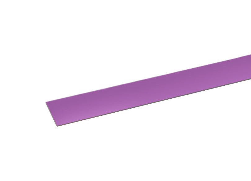 C144C9-P600 by Band-It | Roll Band with COLOR-IT® | 1/2" Width | 0.025" Thickness | 201/301 Stainless Steel | Polyester Coated | Purple | Clear Tote | 100ft/Roll