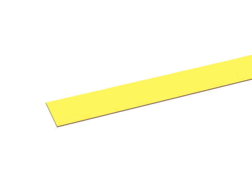 C144C9-P300 by Band-It | Roll Band with COLOR-IT® | 1/2" Width | 0.025" Thickness | 201/301 Stainless Steel | Polyester Coated | Yellow | Clear Tote | 100ft/Roll