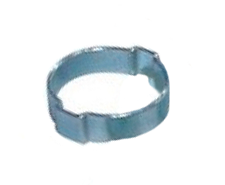 CC-2528 by Midland | Circle Clamp | 2-Ear Pinch Clamp | 1-1/16" Size | Range: 0.984" Closed / 1.102" Open | White Zinc Plated Carbon Steel
