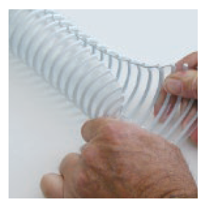 CG-SL400X100 Tigerflex by Kuriyama | CG-SL Series | Pre-Slit Cover Guard Ducting and Cover Protection Hose | 4" ID | PVC | 100ft Length