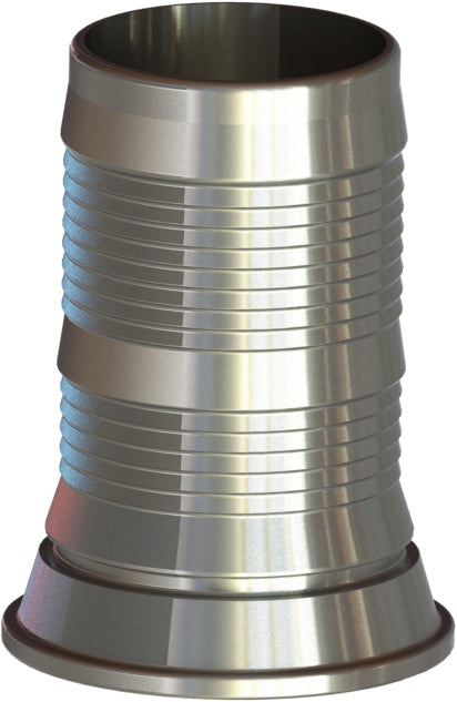 CJHS-12 by Campbell Fittings | CHEMJOINT™ Coupling | Hose Stem | 3" Hose Shank x 3" Hose Size | Straight | 316 Stainless Steel