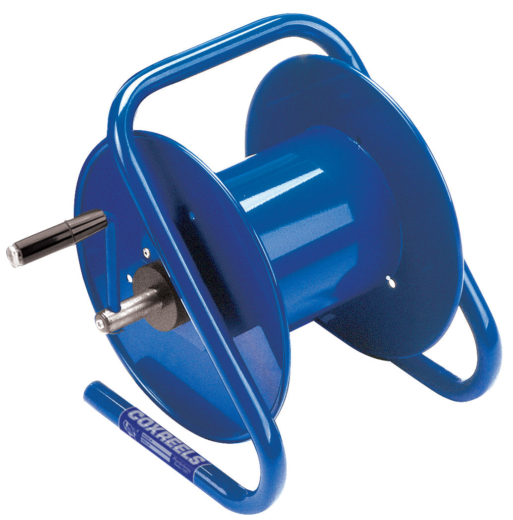 112P-3-8-CM by Coxreels | CM Pure Flow Series | 4,000 PSI Caddy Hand Crank Hose Reel for Breathing Air & Clean Fluids | 3/8" Hose ID, 3/8" FNPT Inlet | Steel | 100ft Capacity, Hose Not Included