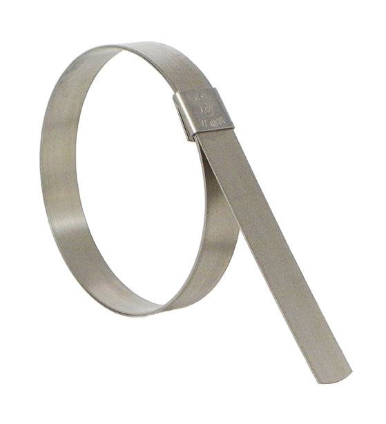 CP16S9 by Band-It | Center Punch Clamp | 4" ID | 5/8" Width | 0.025" Thickness | 201 Stainless Steel | 25/Box