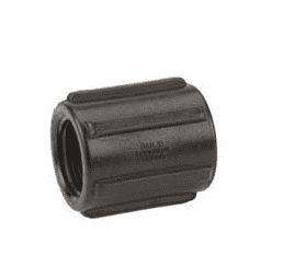 CPLG075 by Banjo | Pipe Fitting for Pipe Couplings | 3/4" Female NPT x 3/4" Female NPT | 300 PSI | Polypropylene