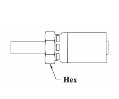 CS21-10X10 by Couplamatic | VARI-CRIMP Coupling | 5/8" Hose ID x 5/8" Tube Size Standpipe | Straight | Trivalent Zinc Plating | Replaces: 10T10V
