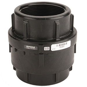 CV301 by Banjo | NPT Check Valve | 3" 1/2 Ib. 316 Stainless Steel Springs | 300 PSI | Gasket: EPDM