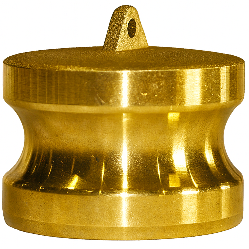 1.0-DP-BRASS by Texcel | CAM & GROOVE COUPLING LINE | 1" Dust Plug | Brass