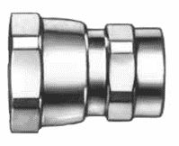 5400-S16-4 by Danfoss | 5400 Series | Low Air Inclusion Refrigerant | 1/4" Female Half-Union Nut and Body Assembly Quick Disconnect Coupling | Replacement Component | Straight | Carbon Steel