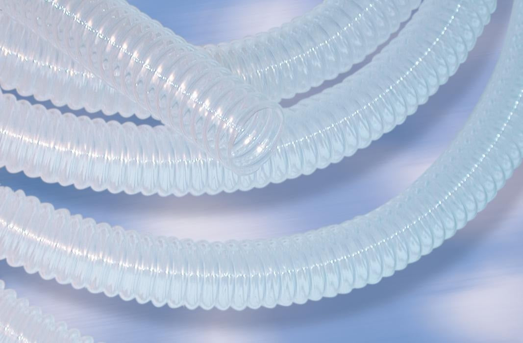 FXFE6.CONV.06S Versilon™ ConvoFlex by Saint Gobain | Convoluted Flexible FEP Tubing | 1/4" ID x 3/8" OD x .020" Wall | 100' Package Length