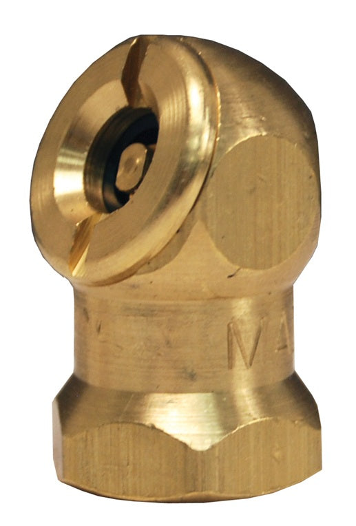 D104 by Dixon Valve | Tire Inflator Chuck | 1/4" Female NPT | Brass