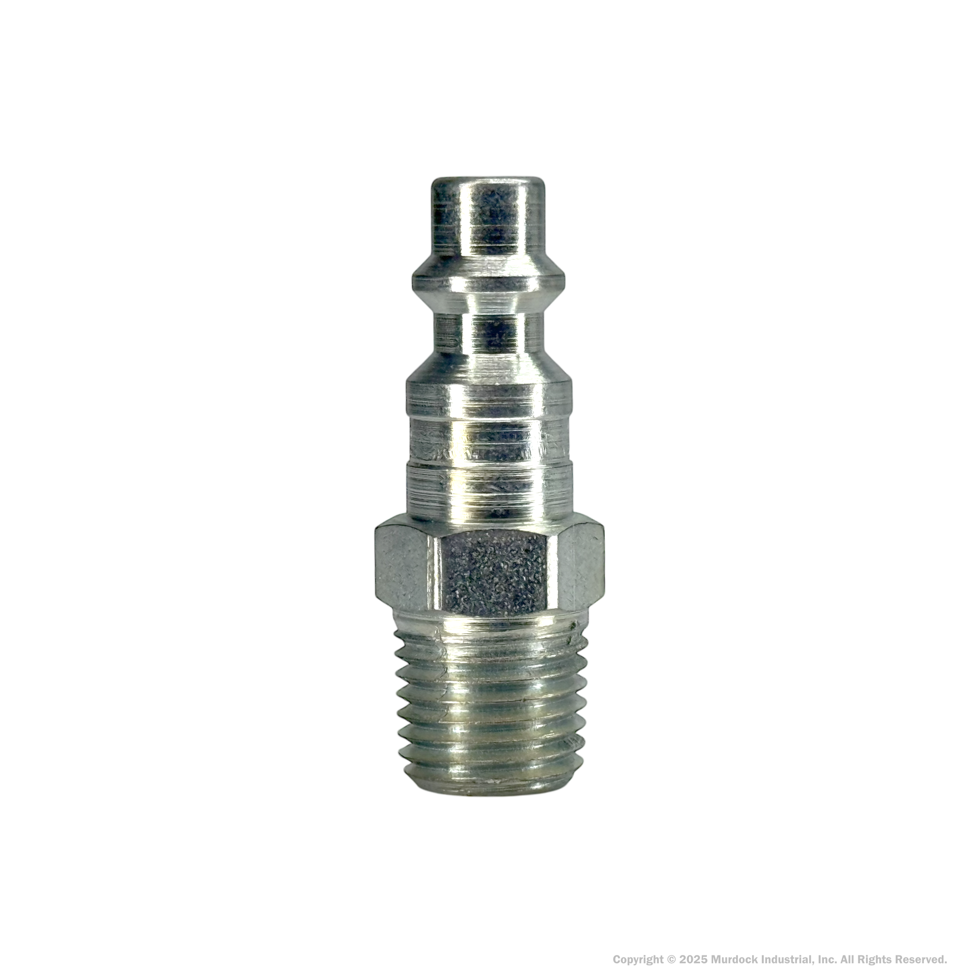 D3M3 by Dixon Valve | Pneumatic Quick Disconnect Coupling | DF-Series | 3/8" Male NPTF x 3/8" Industrial Interchange | Plug | Steel