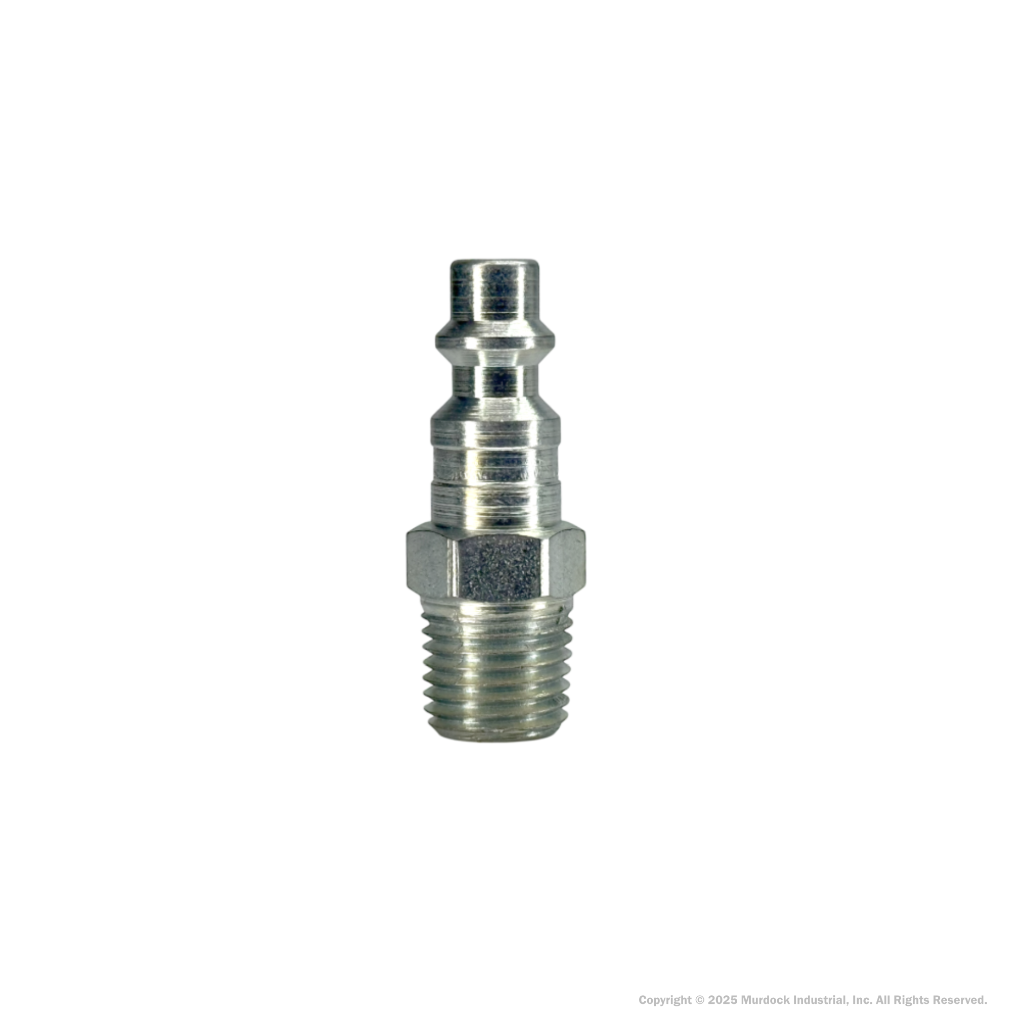 D3M4 by Dixon Valve | Pneumatic Quick Disconnect Coupling | DF-Series | 1/2" Male NPTF x 3/8" Industrial Interchange | Plug | Steel