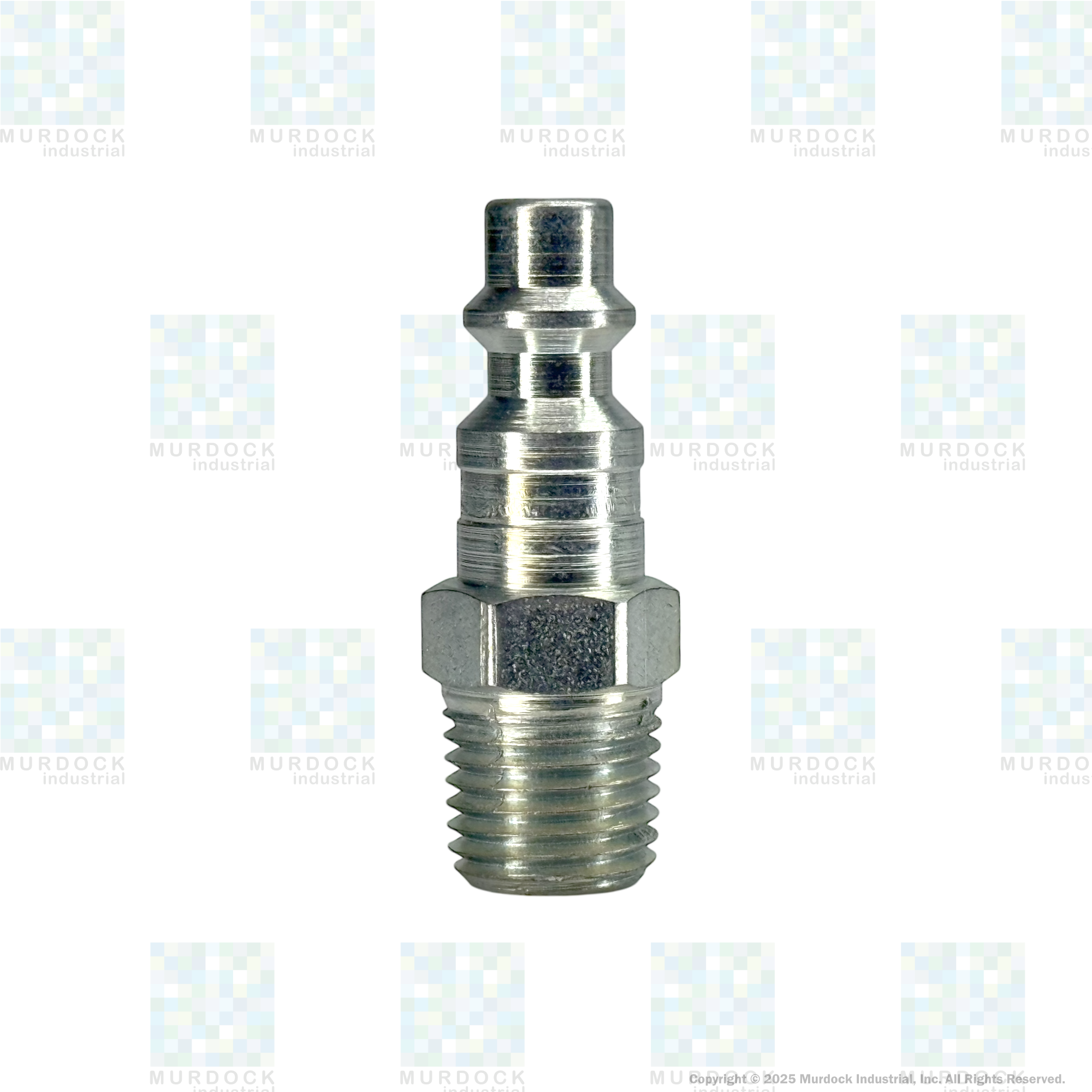 D3M4 by Dixon Valve | Pneumatic Quick Disconnect Coupling | DF-Series | 1/2" Male NPTF x 3/8" Industrial Interchange | Plug | Steel