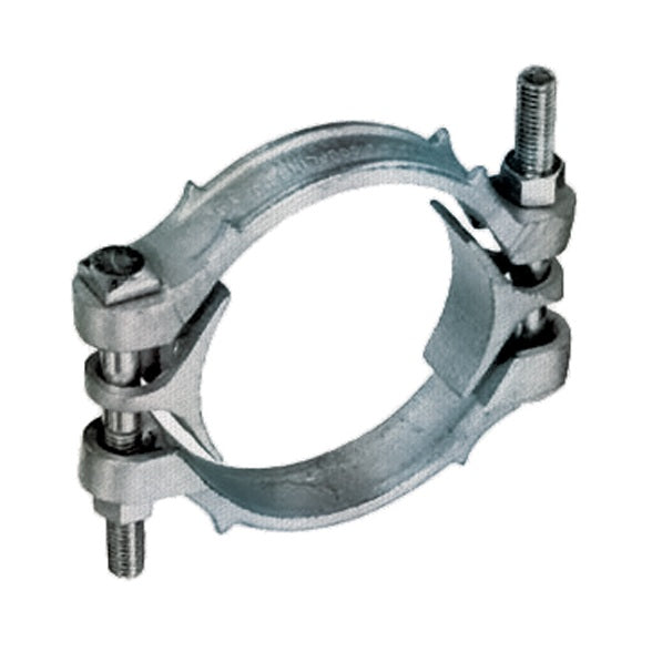 DB60 by Kuriyama | DB Series | Double Bolt Hose Clamp | 1-7/8" to 2-3/8" Size Range | Zinc Plated Ductile Iron