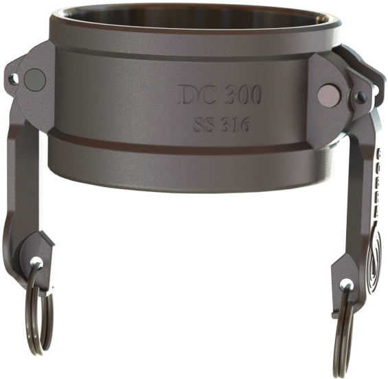 DC-AL-250 by Campbell Fittings | Standard Cobra Cam & Groove Coupling | Type DC | 2-1/2" Coupler End | Aluminum