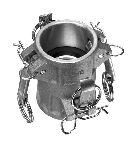 DD-AL3040 by Kuriyama | DD-AL Series | Part DD | Cam & Groove Spool Coupler | 3" Coupler x 4" Coupler | Aluminum