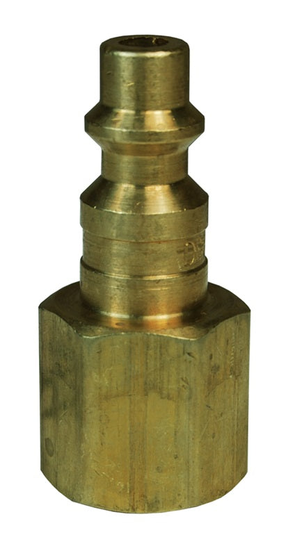 D2F2-B by Dixon Valve | Pneumatic Quick Disconnect Coupling | DF-Series | 1/4" Female NPTF x 1/4" Industrial Interchange | Plug | Brass