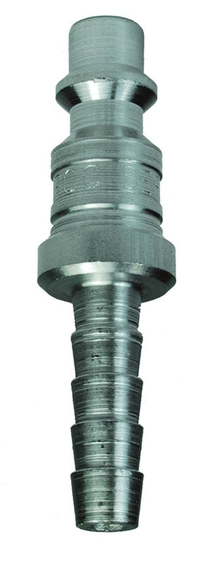 D4S4-S by Dixon Valve | Pneumatic Quick Disconnect Coupling | DF-Series | Hose Barb | 1/2" Hose ID x 1/2" Industrial Interchange | Plug | 303 Stainless Steel