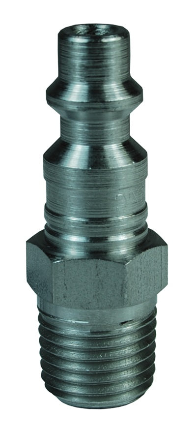 D4M4-S by Dixon Valve | Pneumatic Quick Disconnect Coupling | DF-Series | 1/2" Male NPTF x 1/2" Industrial Interchange | Plug | 303 Stainless Steel