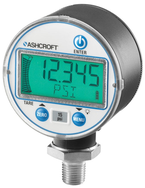 DG300 by Dixon Valve | General Purpose Digital Gauge | Lower Mount | 2-1/2" Face | 1/4" Lower Mount | 0-300 PSI Range | ABS Plastic