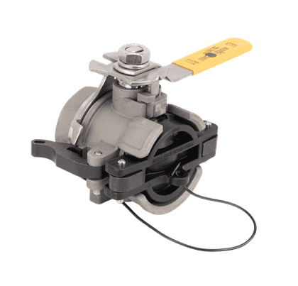 DM200DBSS by Banjo | Dry-Mate® Dry Disconnects | 2" Female BSPP x 2" Female Dry-Mate Dry Disconnect with FKM (Viton) Seals | Opening Thru Ball: 1-1/2" | 150 PSI | 300°F Max | Stainless Steel