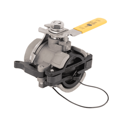 DM200DSST by Banjo | Dry-Mate® Dry Disconnects | 2" Female x NPT with Kalrez Seals | Opening Thru Ball: 1-1/2" | 150 PSI | 300°F Max | Stainless Steel