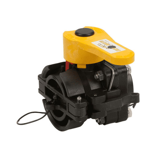 DM200D by Banjo | Dry-Mate® Dry Disconnects | 2" Female x FPT NPT with FKM Seals | Opening Thru Ball: 1-1/2" | 100 PSI | Polypropylene