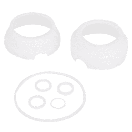 DM221SS by Banjo | Replacement Part for Dry Disconnects | 2" Full Port Male Dry-Mate | Repair Kit | Stainless Steel