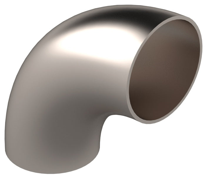 DVF-C400R1Q Dixon Valve Vacuum Weld Fitting - Weld 90° Elbow for D-TORR Vacuum Fitting - 4" OD - 316 Stainless Steel