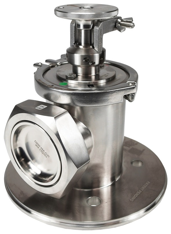 DX603010A1GV1 Dixon Valve DX60 Series Hygienic Tanker Valve - 3" Flange x Male Threaded Bevel - 304 Stainless Steel