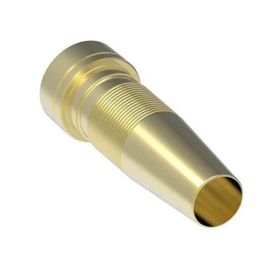 1251-16B Aeroquip by Danfoss | Reusable Engine Fitting Nipple | -16 Male 37° JIC x -16 Reusable Hose End | Brass