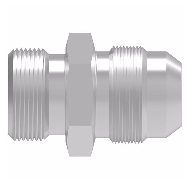 15.063-6-4 Aeroquip by Danfoss | Metric 24° (DIN 3901/3902 l.Rh)/37° Flare Adapter | M12 Male Metric x -04 Male 37° JIC Flare | Steel