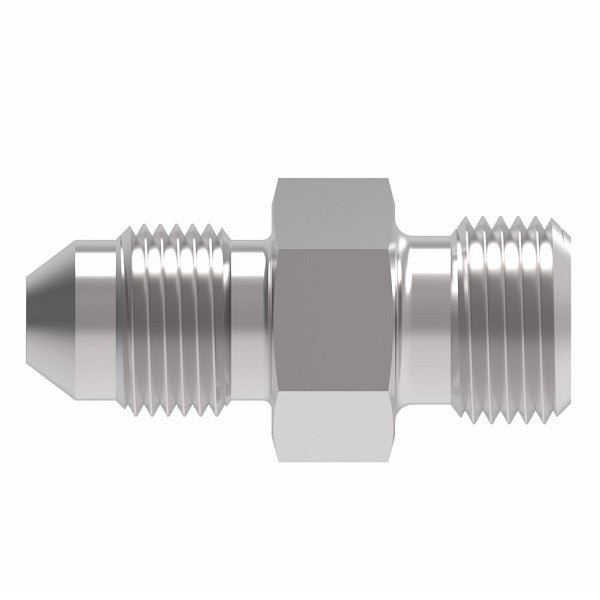 15.117-8-6 Aeroquip by Danfoss | Metric 60° (DIN 7631)/37° Flare Adapter | M16 Male Metric x -06 Male 37° JIC Flare | Steel