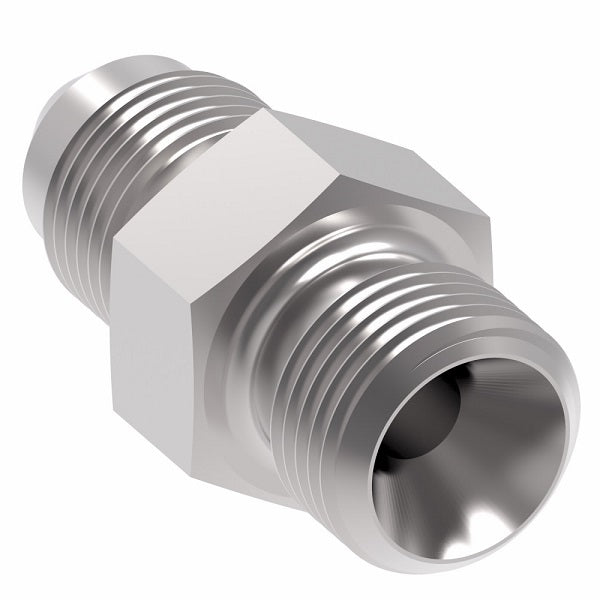 15.117-16-12 Aeroquip by Danfoss | Metric 60° (DIN 7631)/37° Flare Adapter | M26 Male Metric x -12 Male 37° JIC Flare | Steel