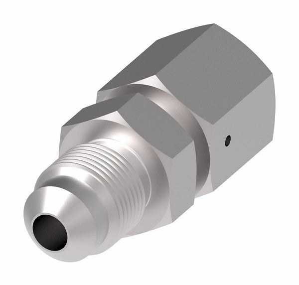 15.164-6-6 Aeroquip by Danfoss | Metric 24° (DIN 3901/3902 s.Rh)/37° Flare Adapter | M14 Female Metric x -06 Male 37° JIC Flare | Steel