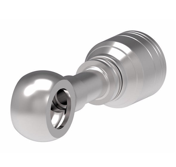 1A8BJ6 Aeroquip by Danfoss | Banjo (BJ) Crimp Fitting | -08 Banjo x -06 Hose Barb | Steel