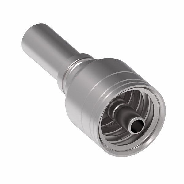 1A25LM12 Aeroquip by Danfoss | Metric Standpipe Tube (LM) TTC Crimp Fitting | -25 Tube OD x -12 Hose Barb | Steel