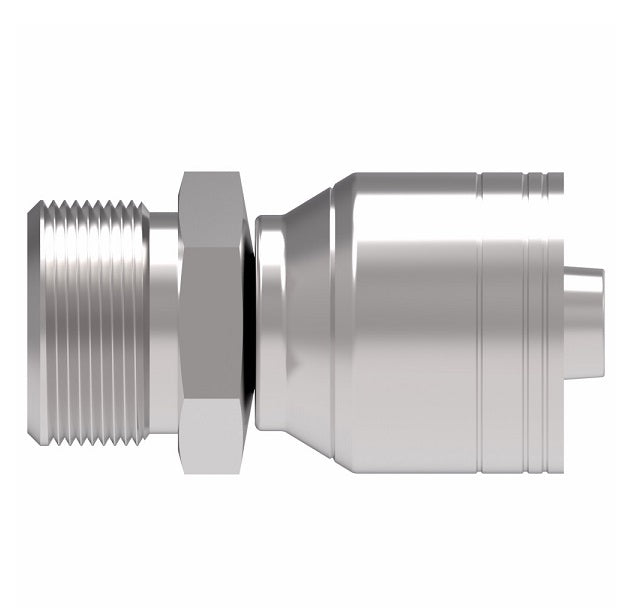 1A20MR20 Aeroquip by Danfoss | Male ORS (MR) Crimp Fitting | -20 Male O-Ring Face Seal x -20 Hose Barb | Steel