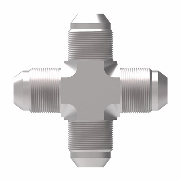 2020-6-6S Aeroquip by Danfoss | Male 37° JIC Flare Cross Adapter | -06 Male 37° JIC Flare x -06 Male 37° JIC Flare x -06 Male 37° JIC Flare x -06 Male 37° JIC Flare | Steel