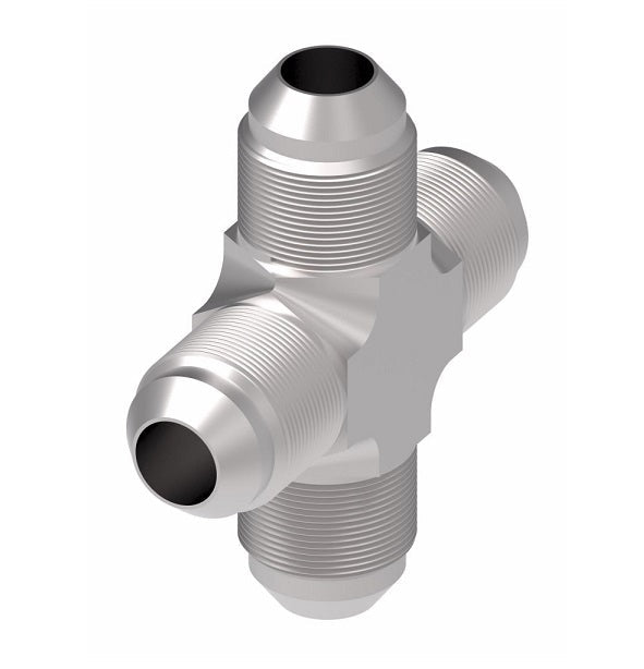 2020-6-6S Aeroquip by Danfoss | Male 37° JIC Flare Cross Adapter | -06 Male 37° JIC Flare x -06 Male 37° JIC Flare x -06 Male 37° JIC Flare x -06 Male 37° JIC Flare | Steel