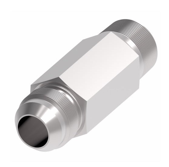 202113-24-24S Aeroquip by Danfoss | External Pipe/37° Flare Adapter | -24 Male NPTF x -24 Male JIC | Steel