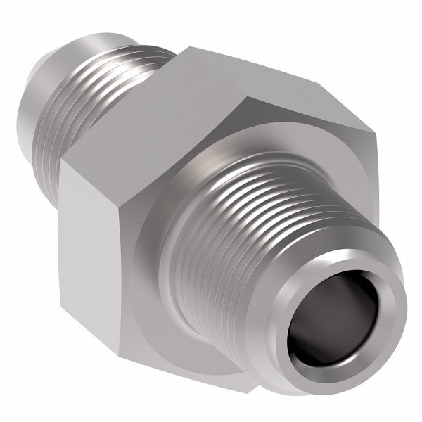 202124-5-4S Aeroquip by Danfoss | 42° Inverted Flare/37° Flare Adapter | -05 Male 42° Inverted Flare x -04 Male 37° JIC Flare | Steel