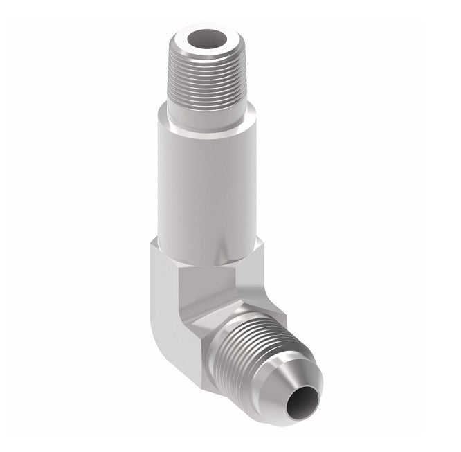 202413-12-16S Aeroquip by Danfoss | Long External Pipe/37° JIC Flare 90° Elbow Adapter | -12 Male NPTF x -16 Male 37° JIC Flare | Steel