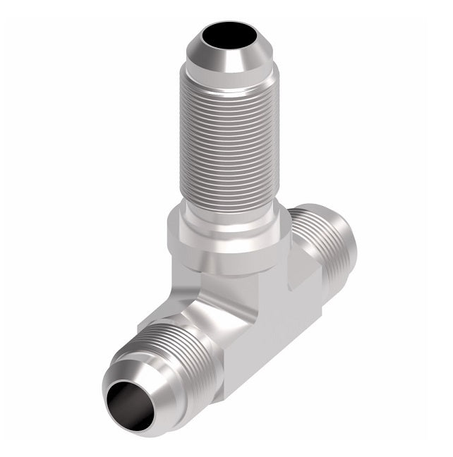 203002-1-12-12S Aeroquip by Danfoss | 37° JIC Flare Bulkhead Branch/37° JIC Flare Tee Adapter (without Nut) | -12 Male 37° JIC Flare x -12 Male 37° JIC Flare x -12 Male 37° JIC Flare Bulkhead | Steel
