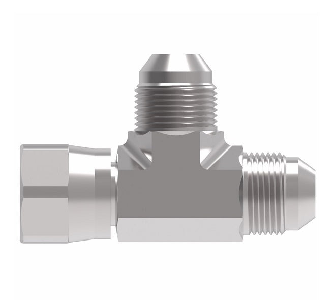 203102-5-5S Aeroquip by Danfoss | Female 37° JIC Flare Run/Male 37° JIC Flare Tee Adapter | -05 Female 37° JIC Flare x -05 Male 37° JIC Flare x -05 Male 37° JIC Flare | Steel